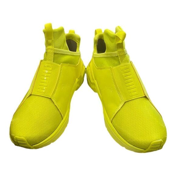NEW Puma Women's Fierce 2 'Yellow Glow Sneakers 6 - Picture 4 of 6